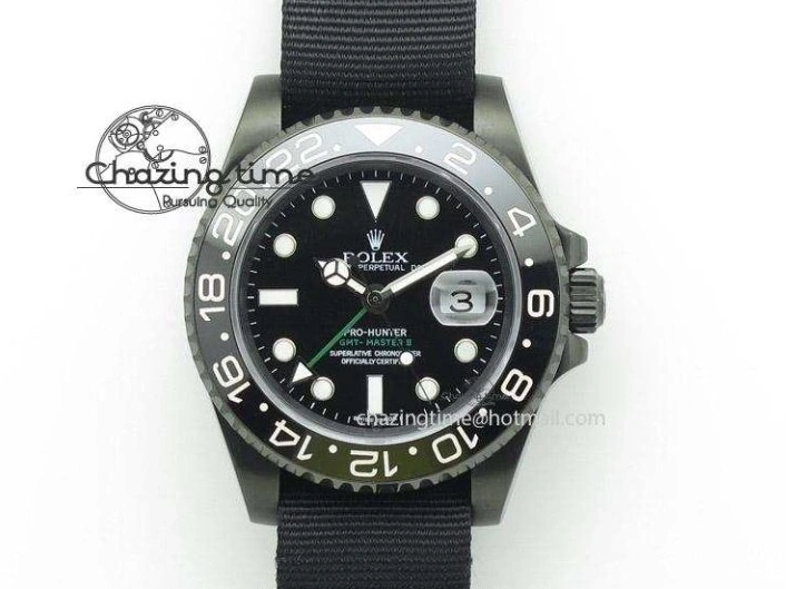 MiroTime 0308 StreetReady DAYTONA 116518 APSF 1:1 BEST EDITION BLACK DIAMONDS DIAL ON OYSTERFLEX RUBBER STRAP SH 1780